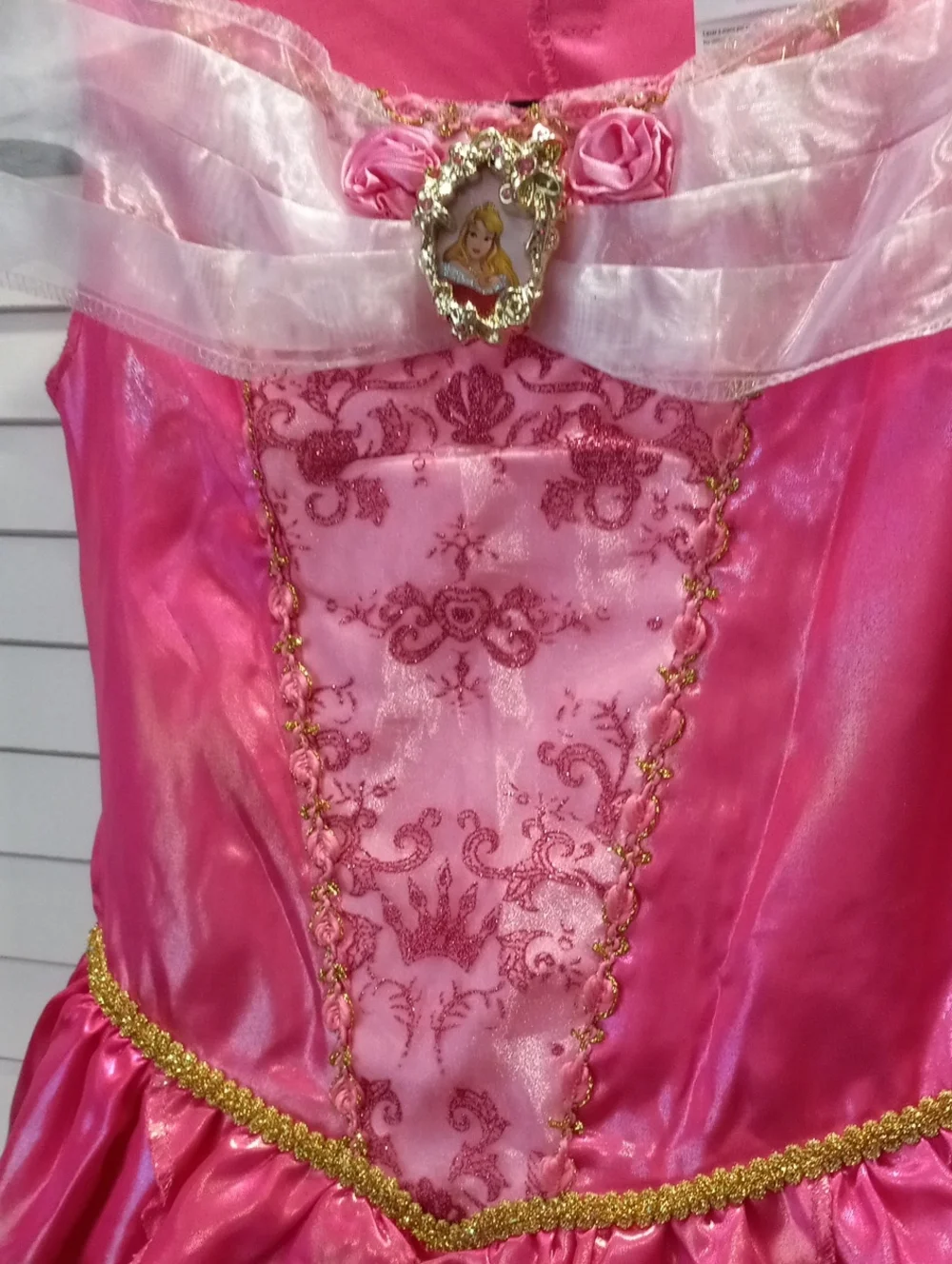 Disney Sleeping Beauty Pink and Gold Princess Dress Costume - Picture 2 of 16
